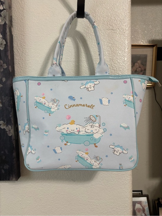 Sanrio Handbags - Sanrio Cinnamoroll Pastel Blue and White Tote Shoulder Bag